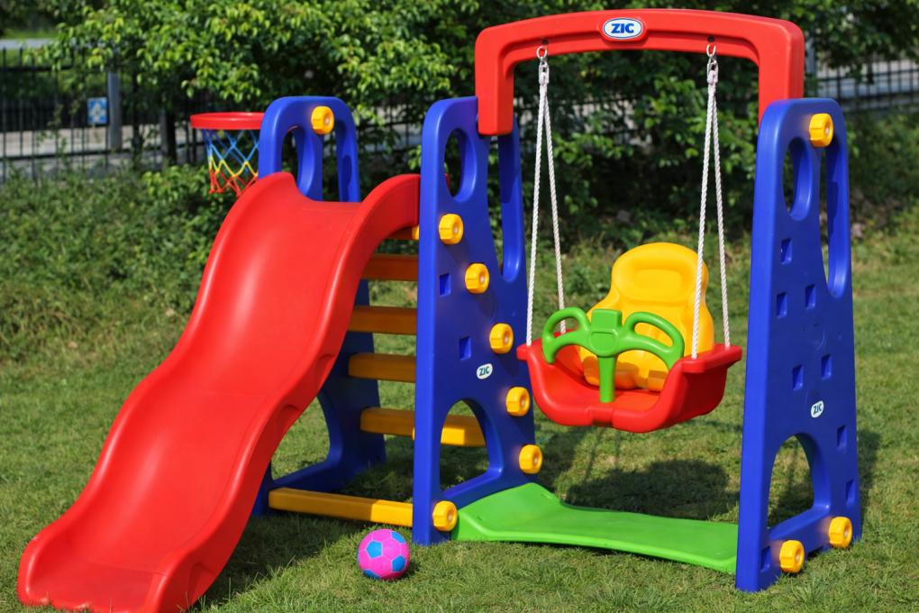  3 IN 1 SLIDE SWING SET INDOOR AND OUTDOOR