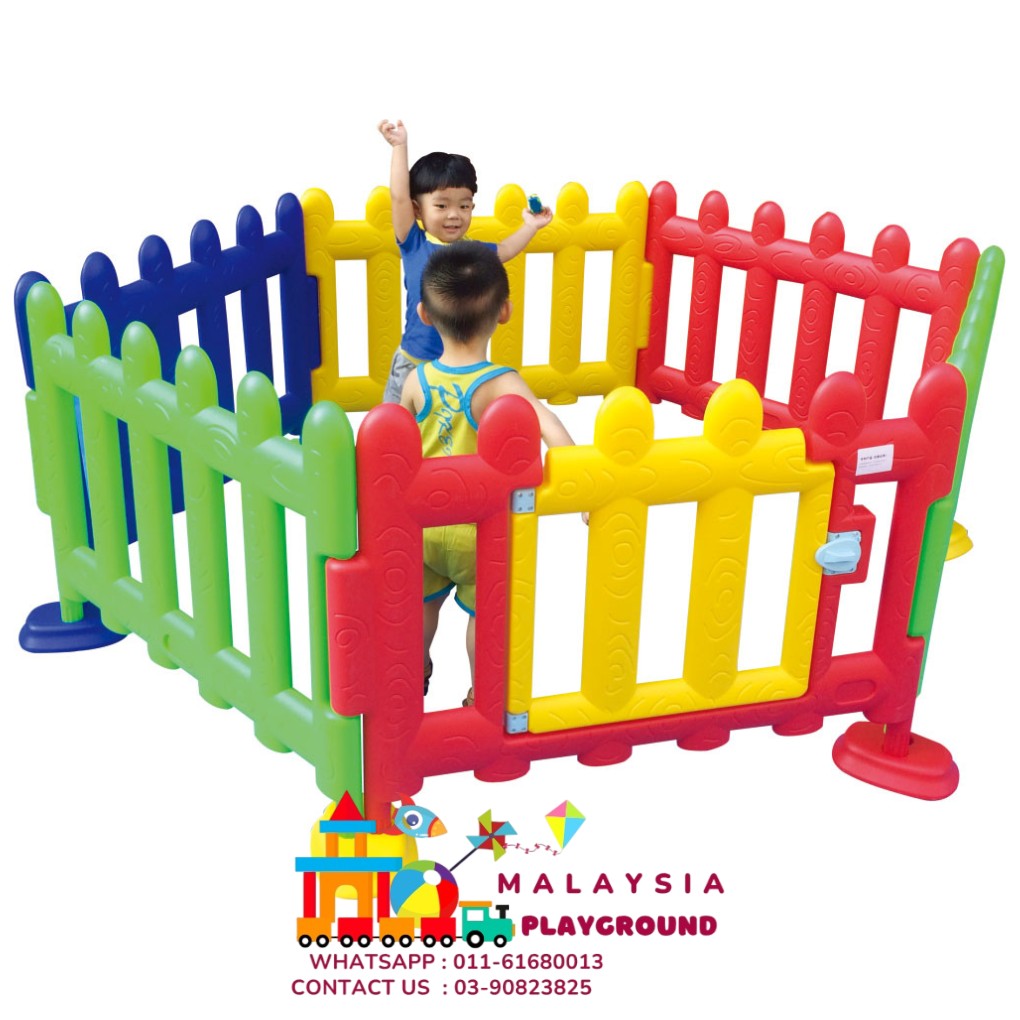 COLORFUL CHILDRENS FENCE