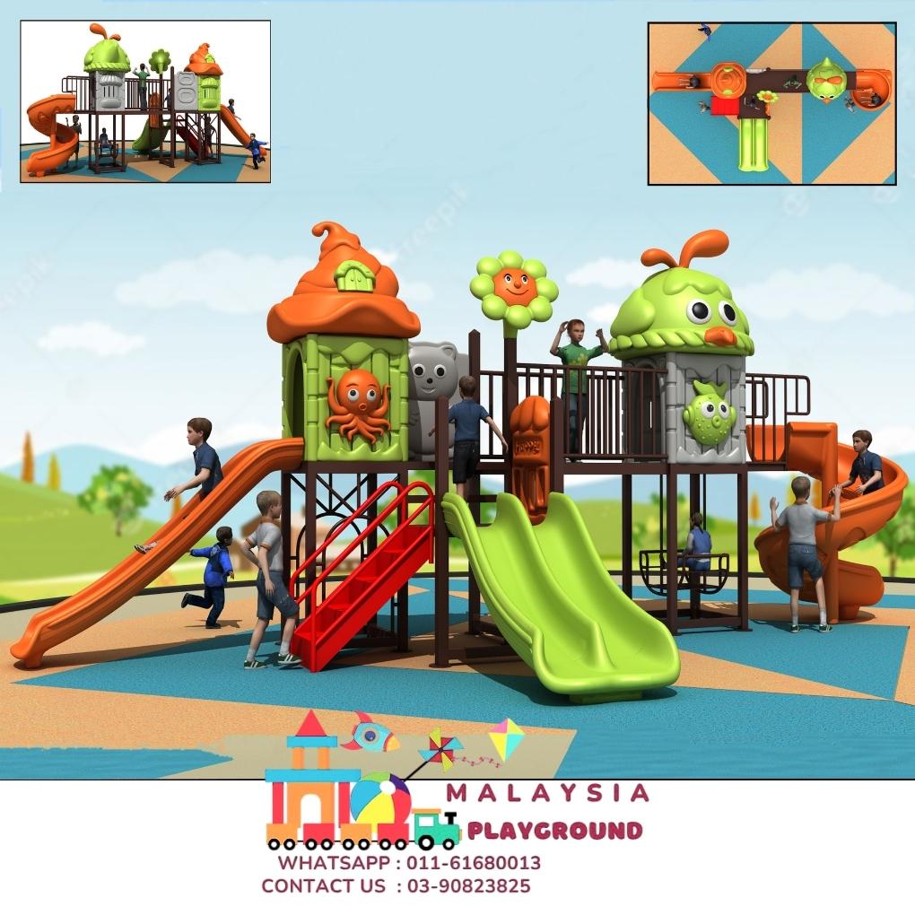 CARTOON FOREST THEME PARK PLAYGROUND EQUIPMENT