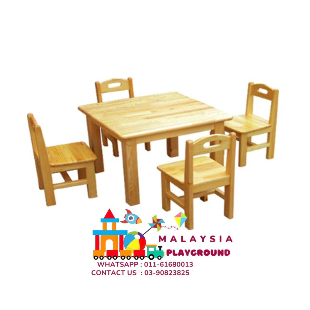 Wood Children's Tables and Chairs