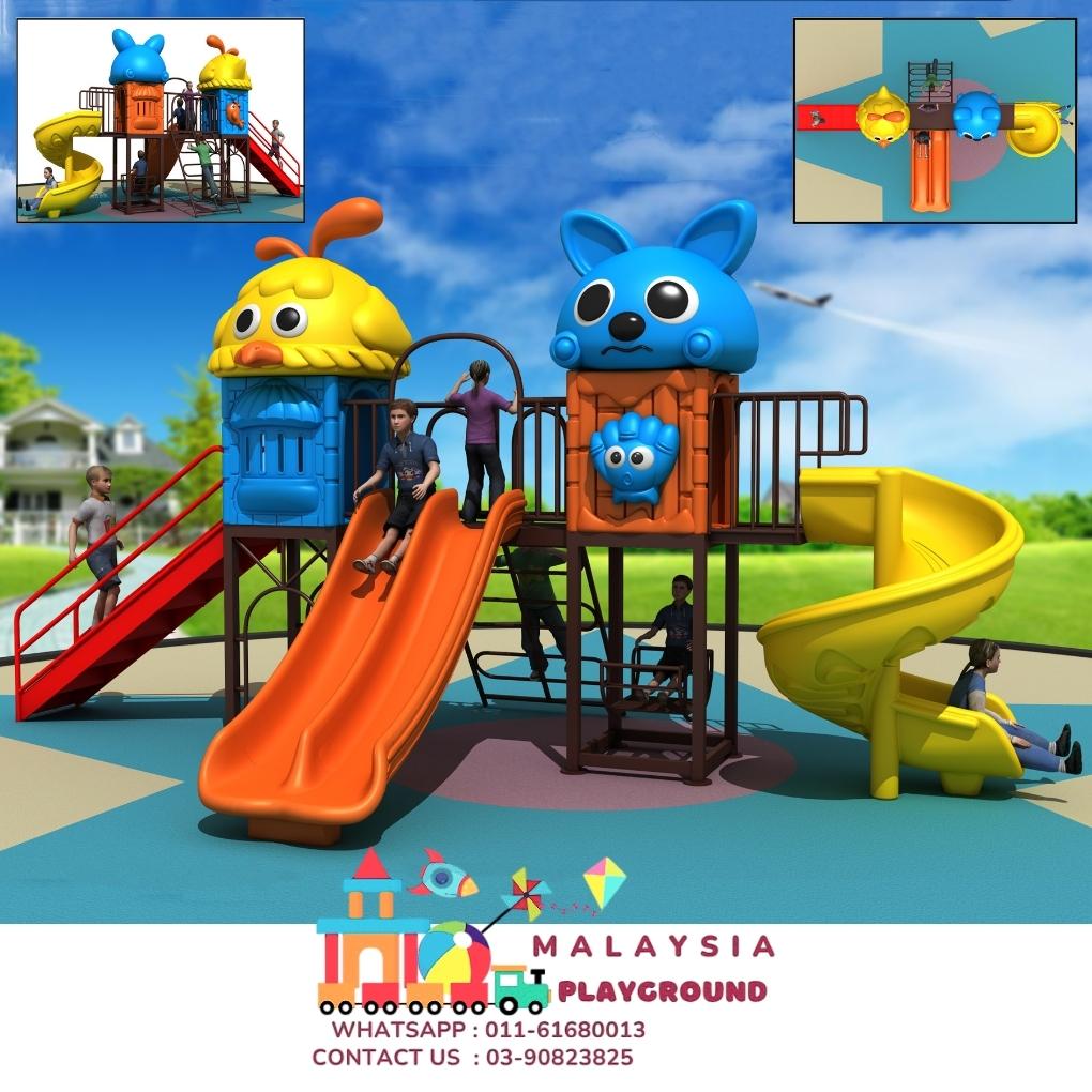CARTOON FOREST THEME PARK PLAYGROUND EQUIPMENT