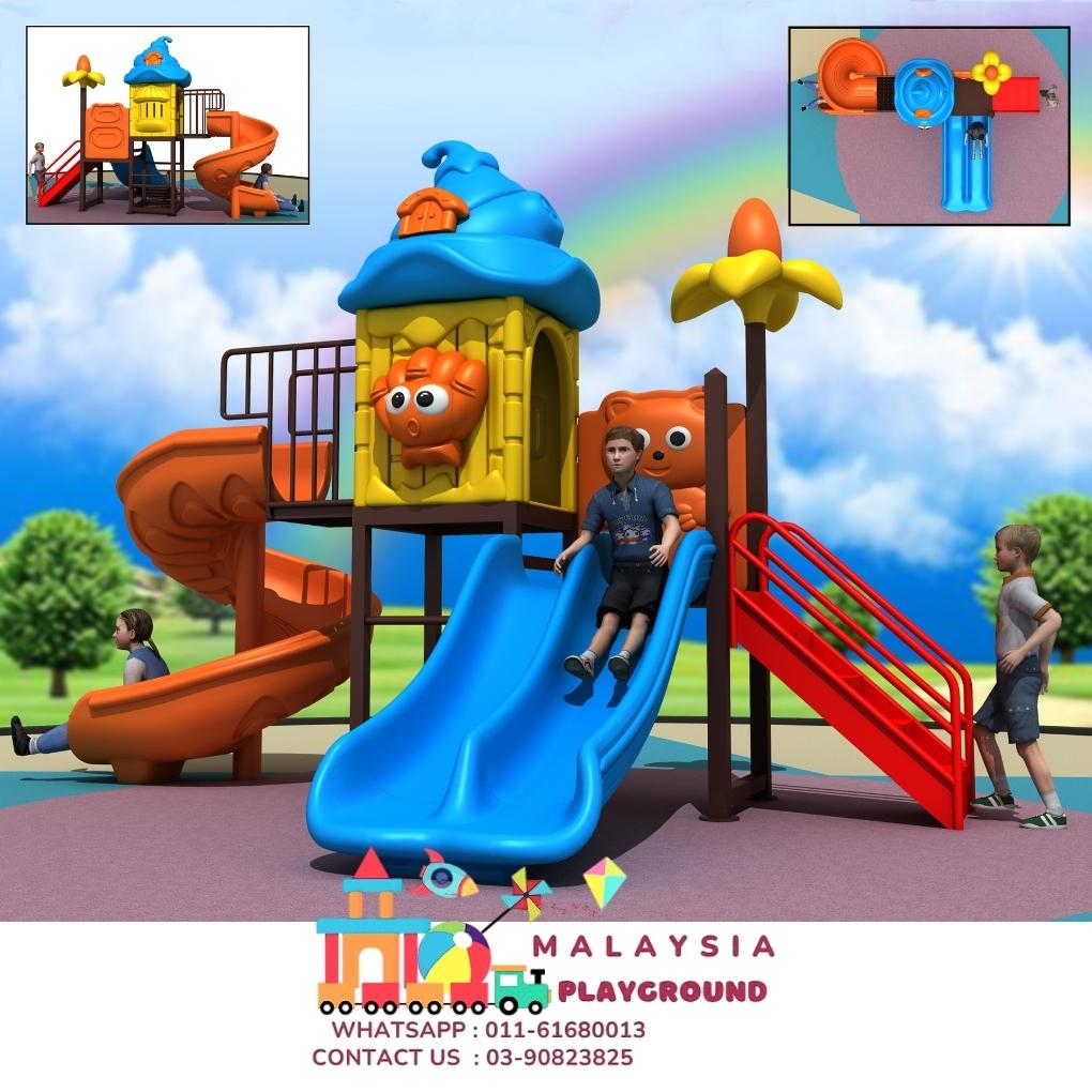 CARTOON FOREST THEME PARK PLAYGROUND EQUIPMENT