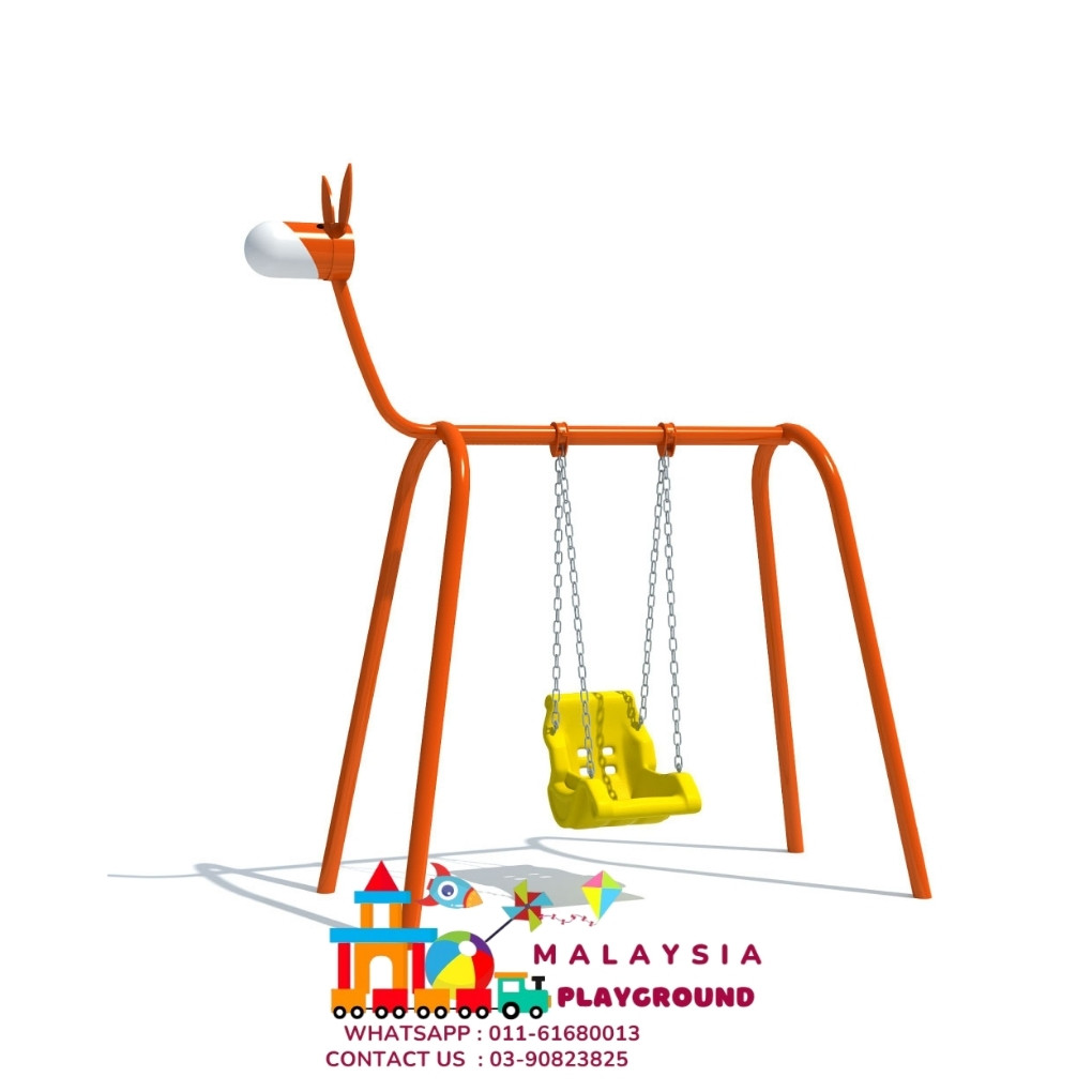 Giraffe theme swing equipment