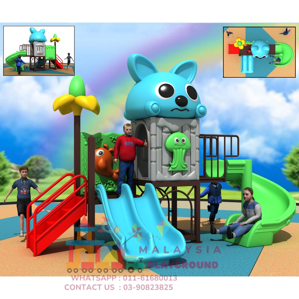 CARTOON FOREST THEME PARK PLAYGROUND EQUIPMENT