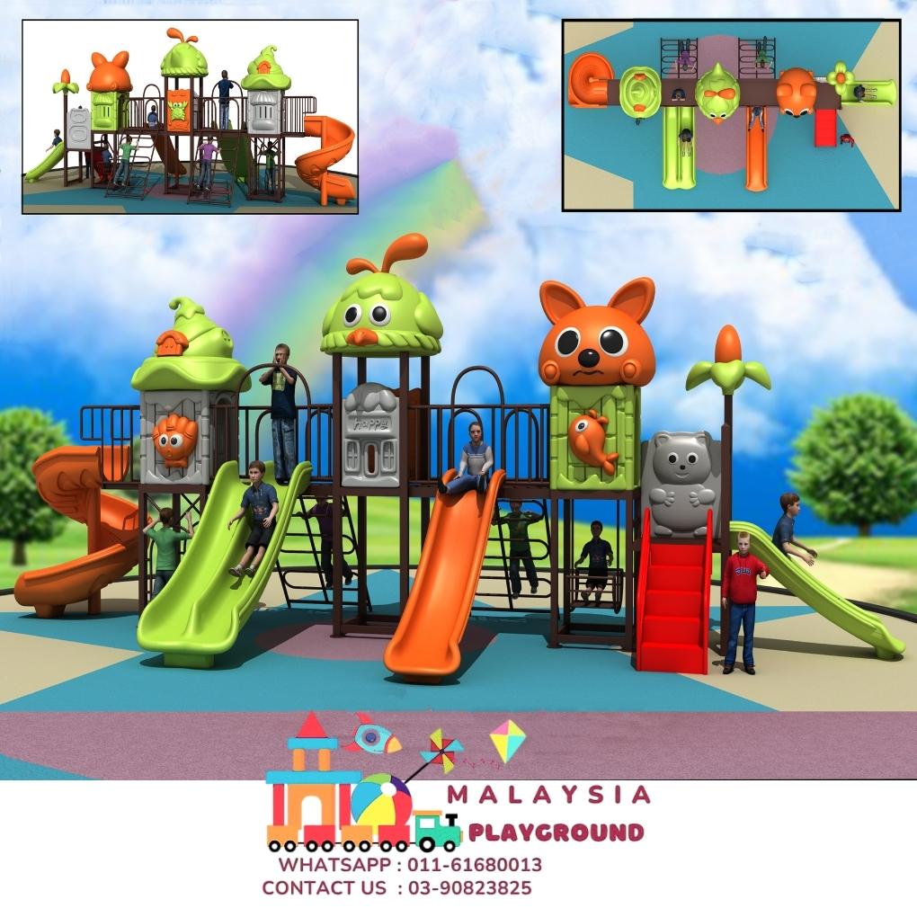 CARTOON FOREST THEME PARK PLAYGROUND EQUIPMENT