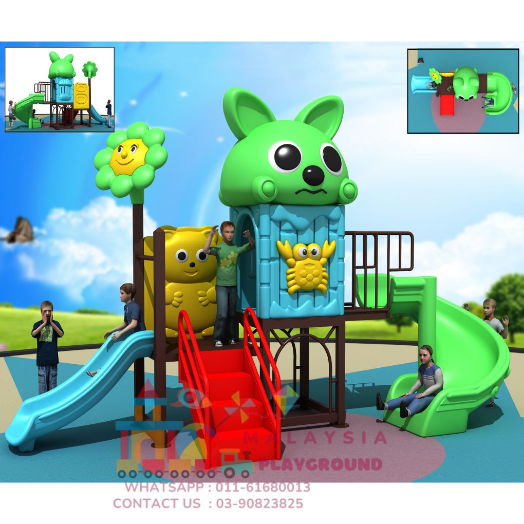 CARTOON FOREST THEME PARK PLAYGROUND EQUIPMENT