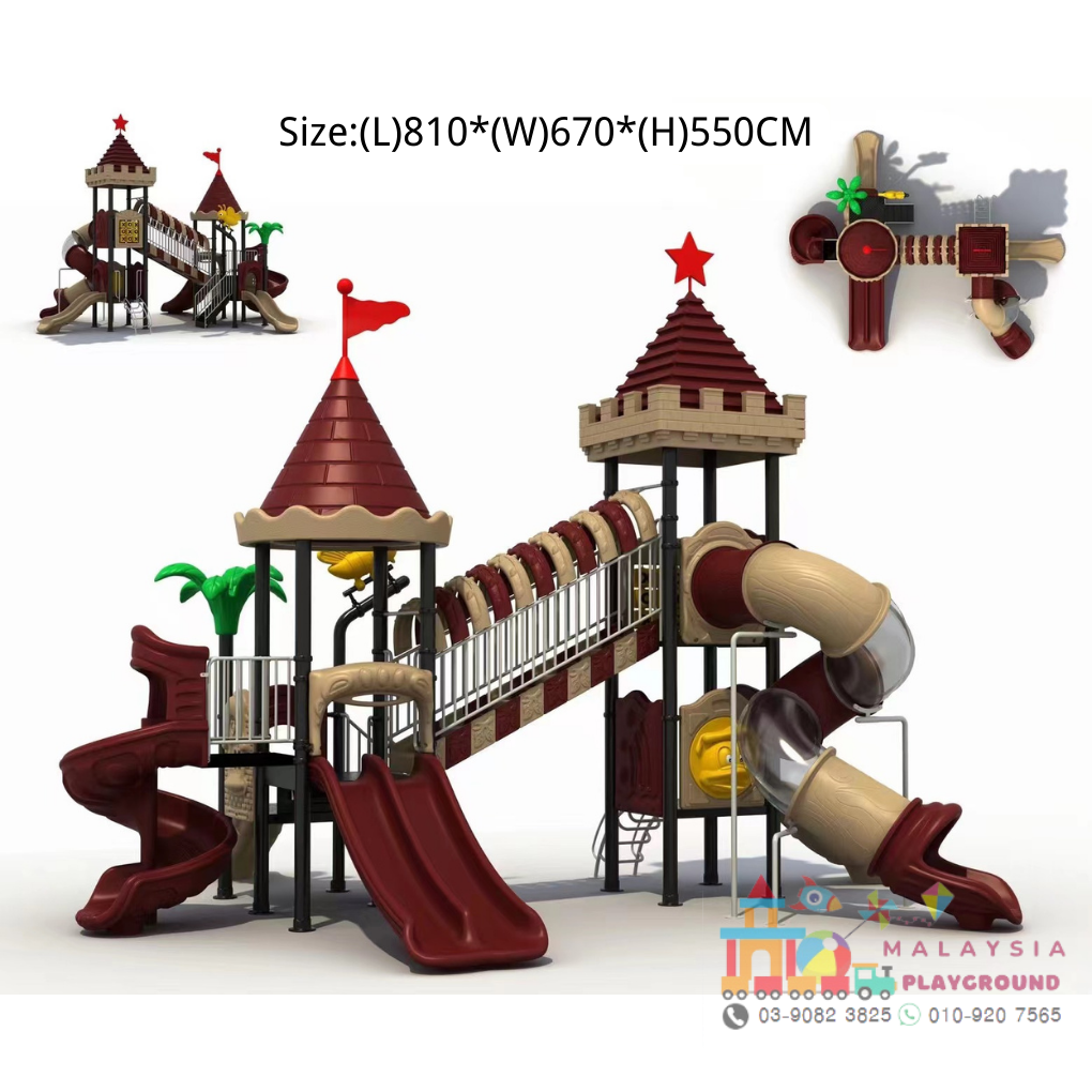 CASTLE THEME PARK SLIDE EQUIPMENT