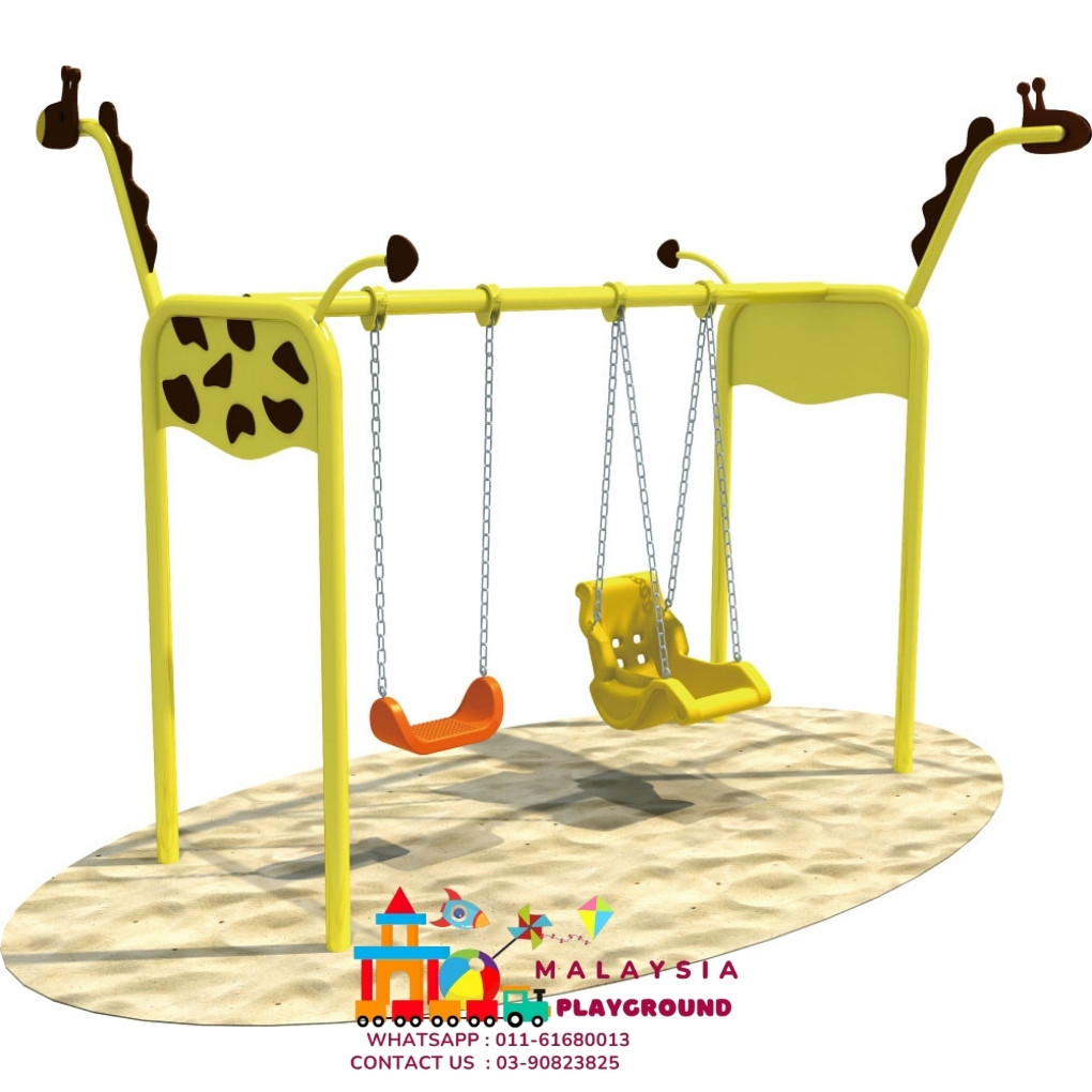 Giraffe theme swing equipment